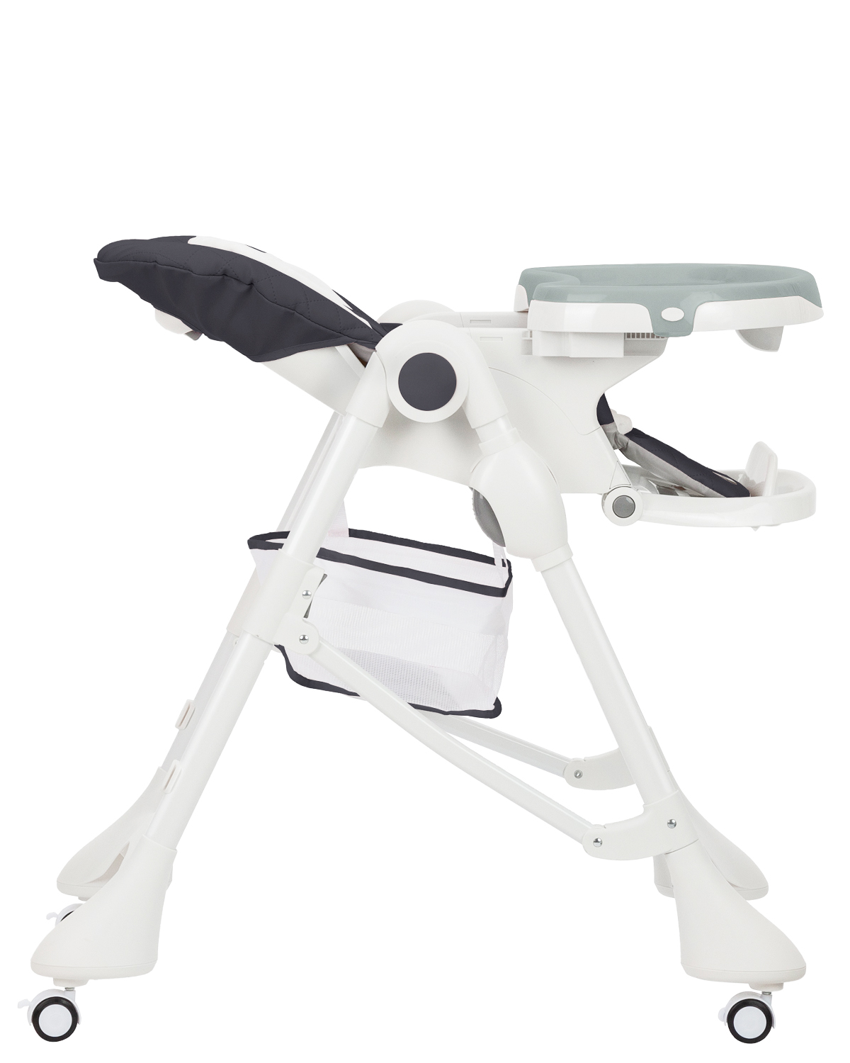 Стульчик для кормления Caramel 2023 Три положения наклона спинки и подножки.